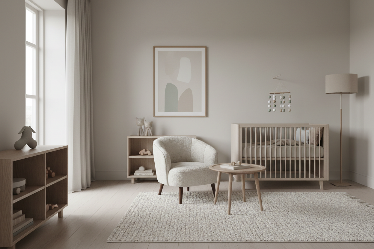 Премиум детска стая с минималистичен скандинавски дизайн