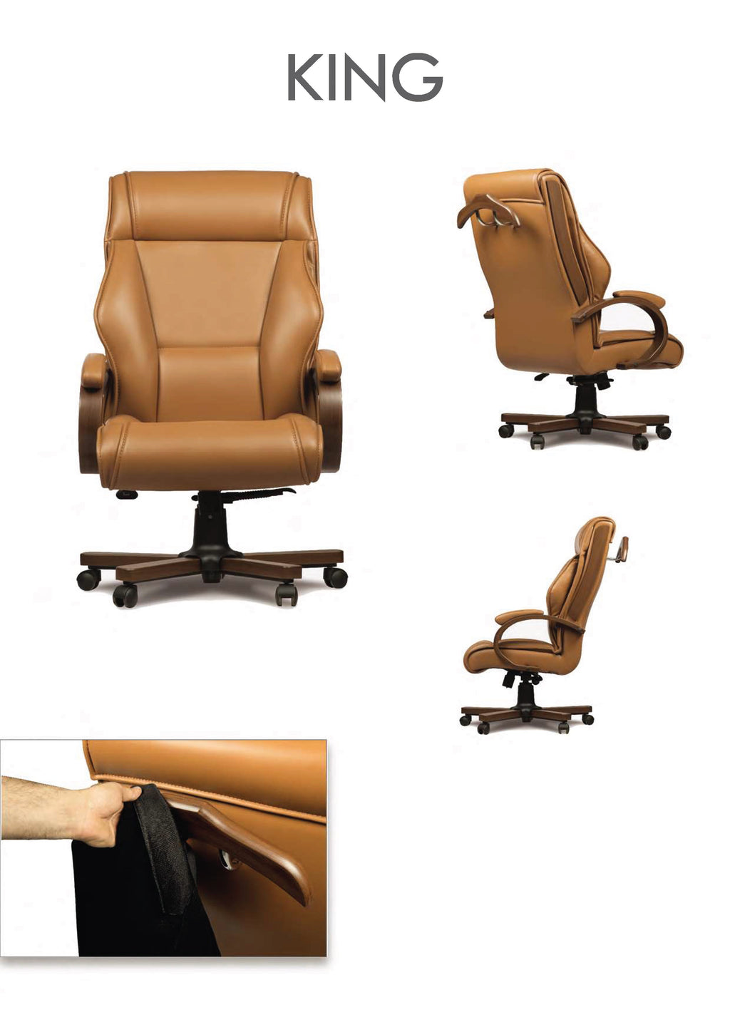 KING CEO - Величествен луксозен офис стол