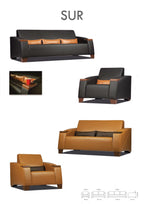 SUR CEO – Luxuriöses, ästhetisches Elektrosofa mit Armlehnentisch