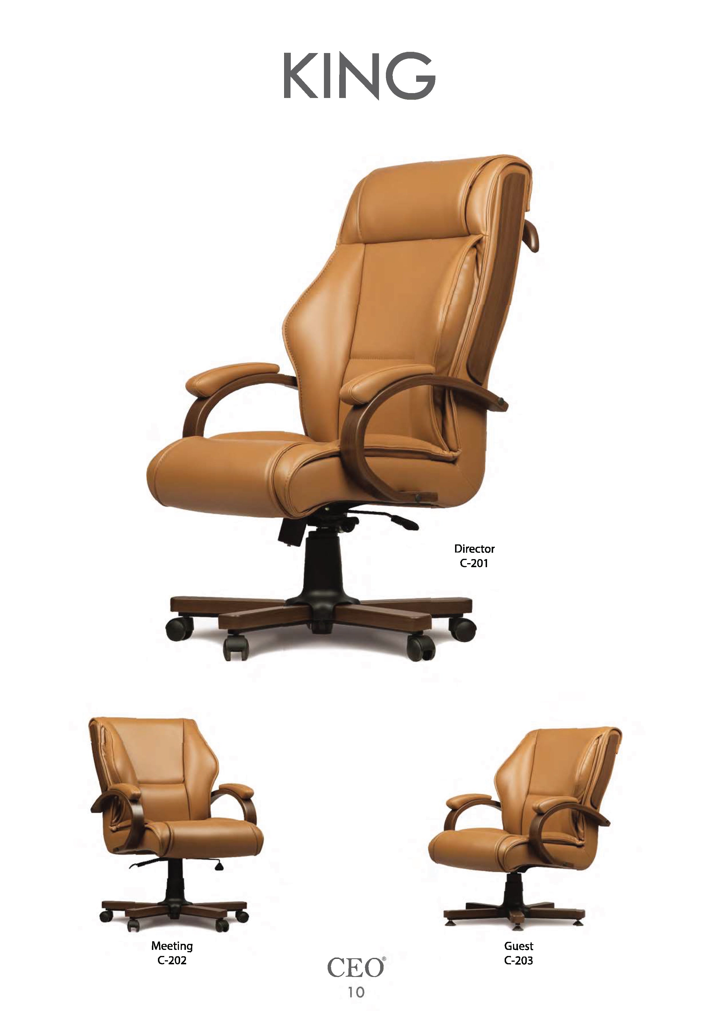 KING CEO - Величествен луксозен офис стол