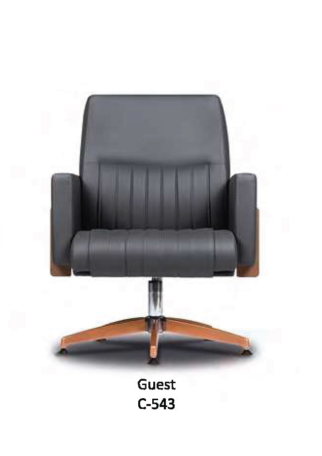 BLADE CEO - Луксозен офис стол с дървени акценти