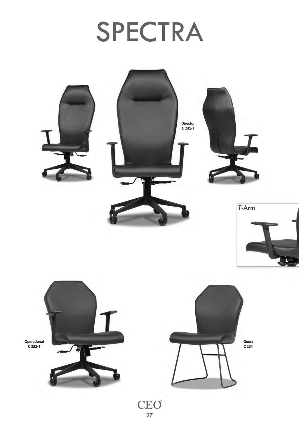 SPECTRA CEO - Luxury office chair Spectacular Aesthetic