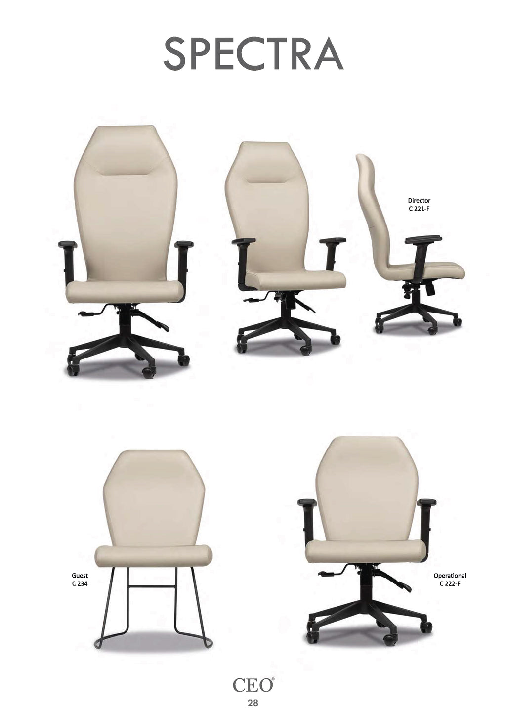 SPECTRA CEO - Luxury office chair Spectacular Aesthetic