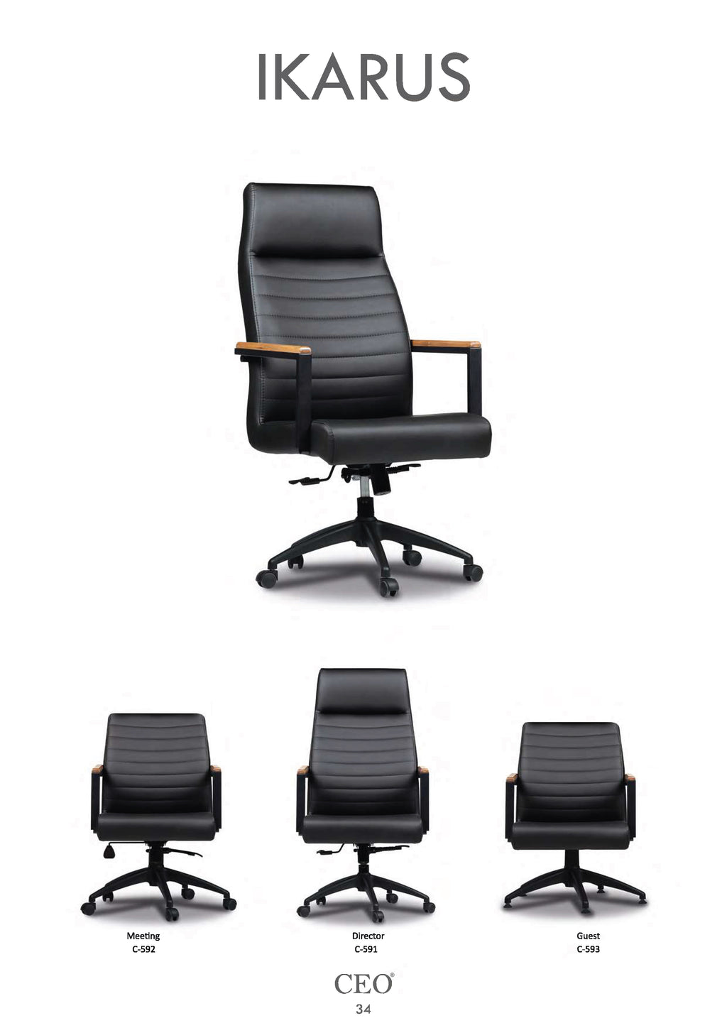 IKARUS CEO - Луксозен офис стол