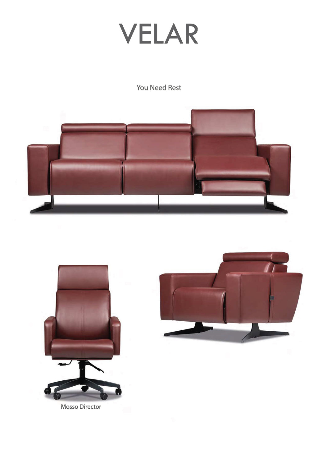 VELAR CEO - Luxury relaxation sofa No Stress