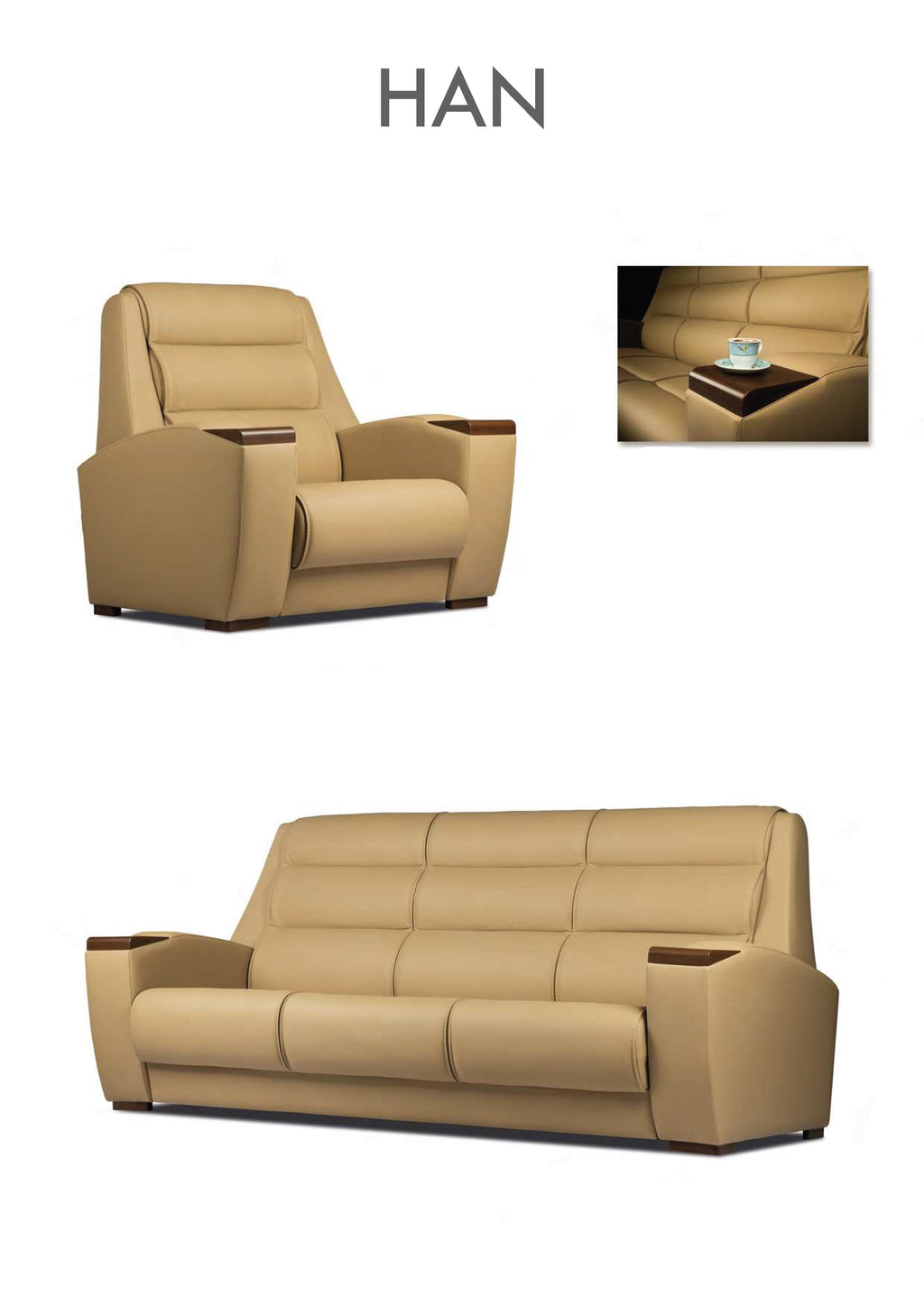 HAN CEO - Луксозен диван It is a Legend с Armrest Table