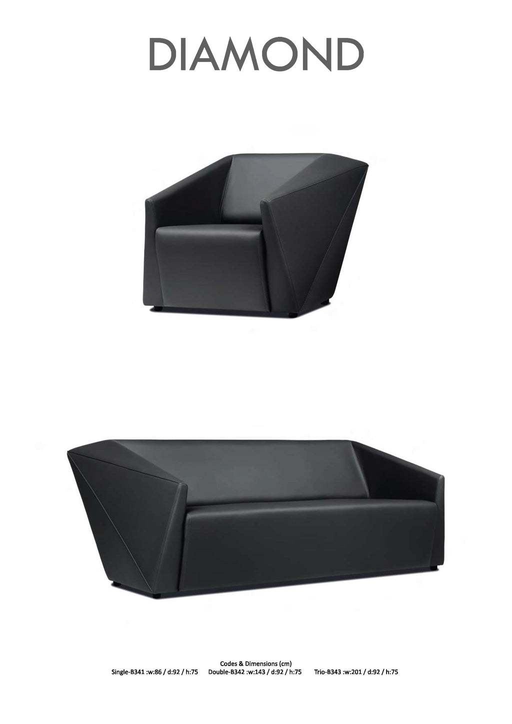 DIAMOND CEO – Luxussofa: Strahlend hell wie ein Diamant