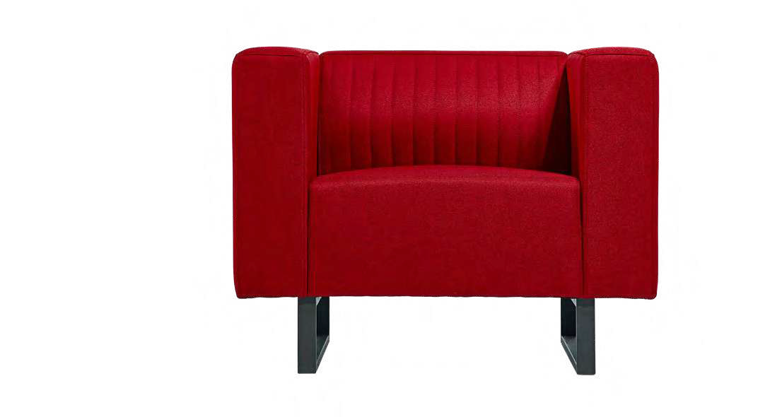 Sofa Roza - armchair red