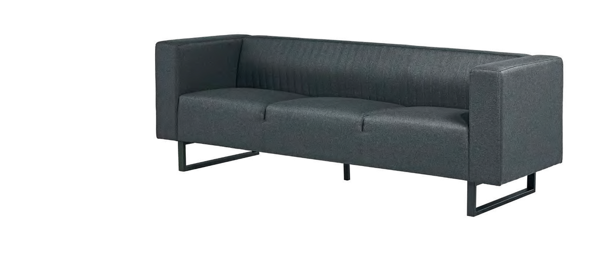 Sofa Roza - three-seat dark blue