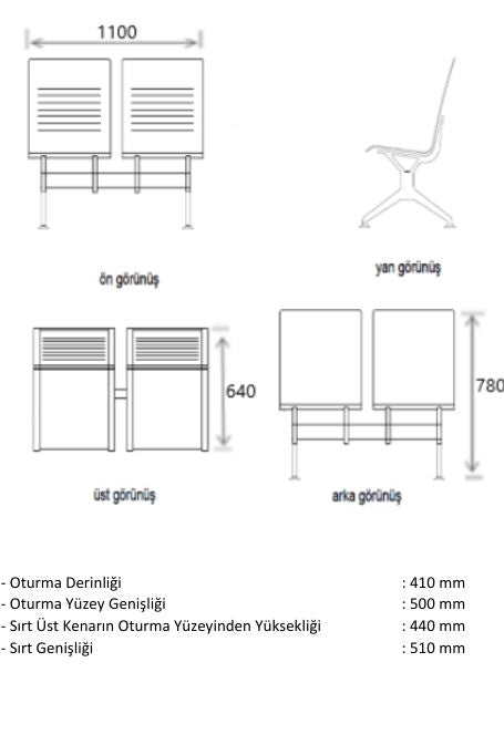 Chaise Line 531 – vue 2
