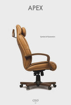 APEX CEO - Луксозен офис стол с регулируема облегалка