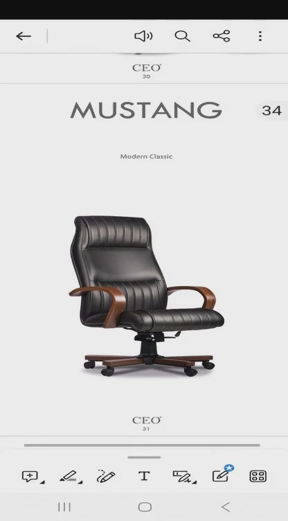 MUSTANG CEO – Luxus-Bürostuhl Modern Classic