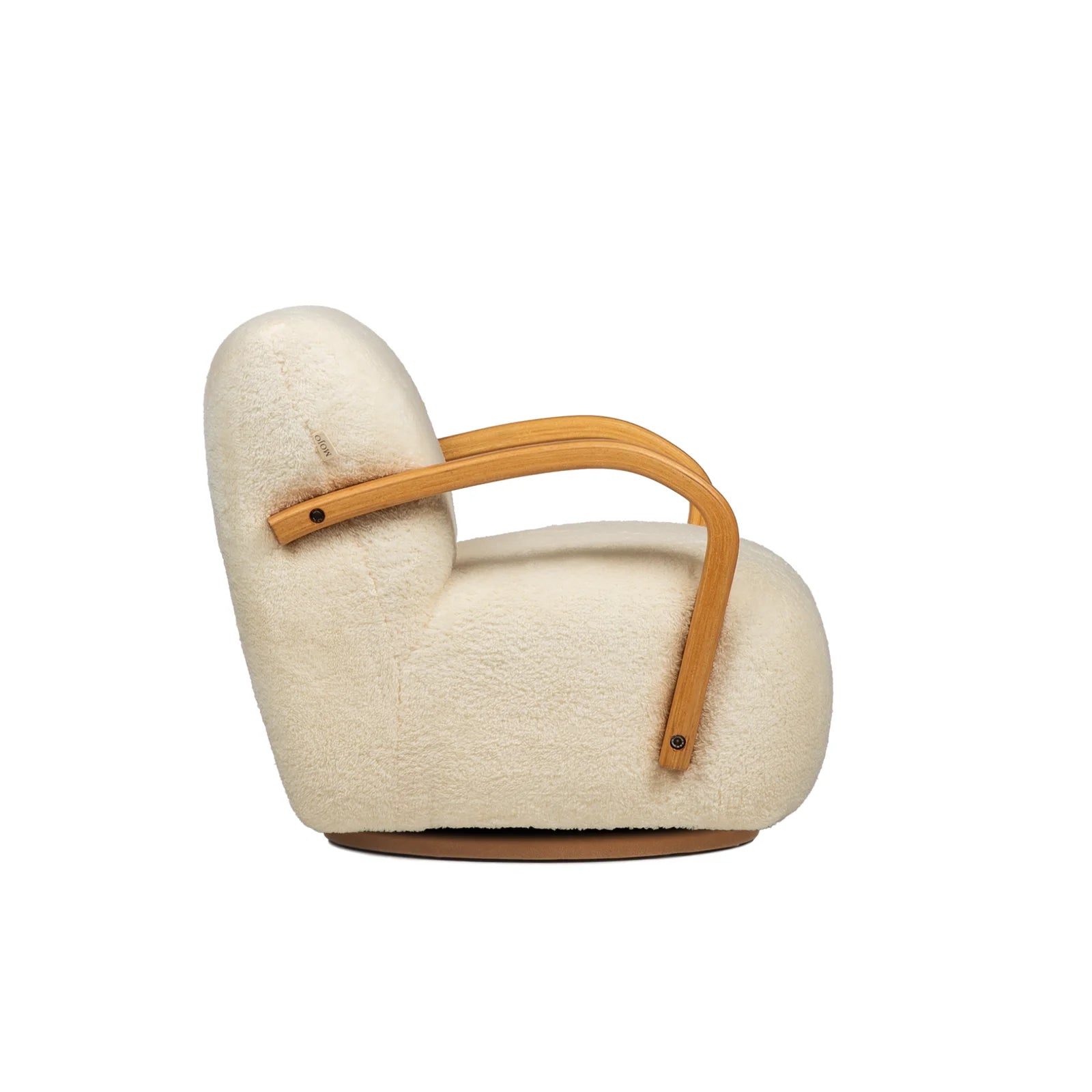 SOHO Twist - Въртящо се детско столче с дървени дръжки